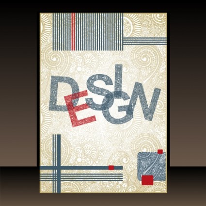 klassisches Buch Cover Design Vektor