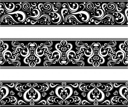vector de encaje patrón tradicional clásico