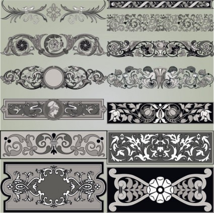 klassische traditionelle Muster Vektor