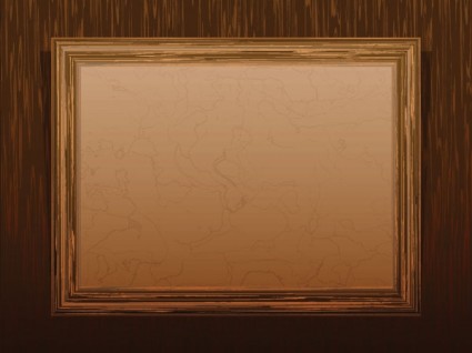 Classic Wood Frame Vector