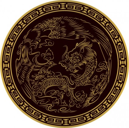 Classical Dragon Vector Round