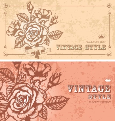 Classical Flower Lace Pattern Vector