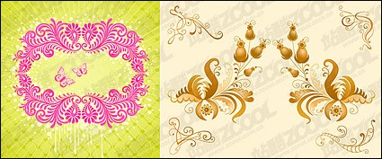 Classical Style Pattern Vector Material