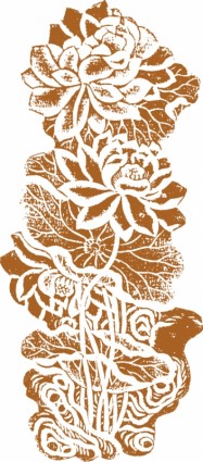 klassische traditionelle Lotus Muster Vektor