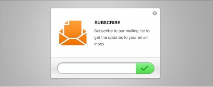 Sạch sẽ email đăng ký nhận đăng ký mẫu psd