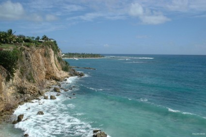 瓜德罗普岛悬崖