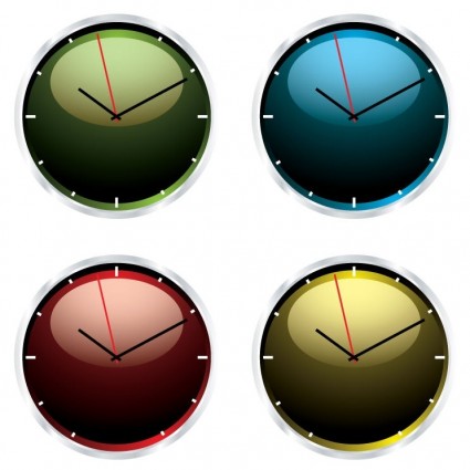 ilustraciones de vector de reloj