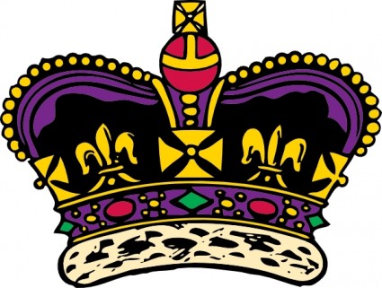 Couronne de roi de vêtements clipart