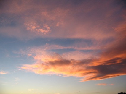 Wolken Himmel Sonnenuntergang