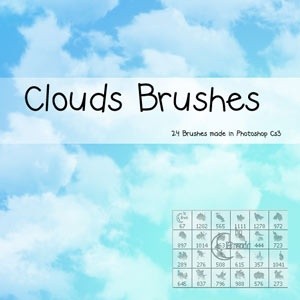 brushes de nuvens