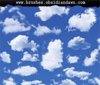 brosses photoshop de nuages ii