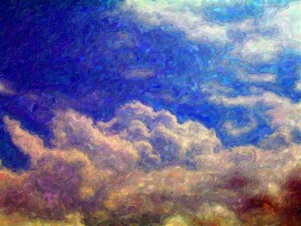 chmury, malarstwo