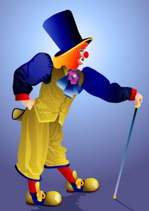 vector illustrator clown
