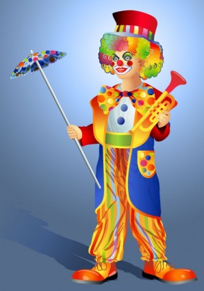 Clown Illustrator Vektor
