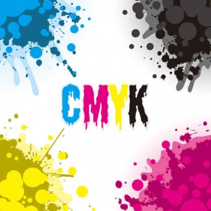 sfondo vettoriale di colore CMYK