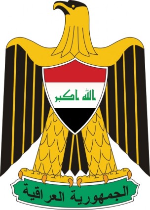Escudo emblema prediseñada de Irak
