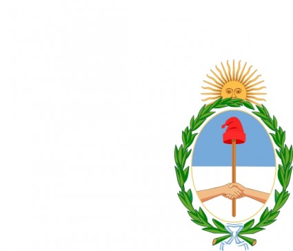 Escudo de clip art de argentina