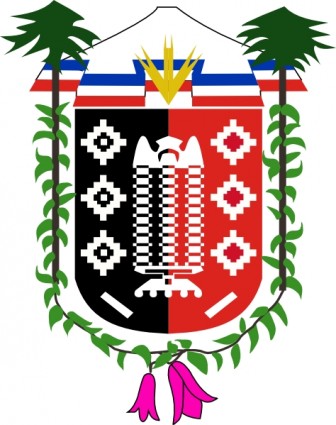 Wappen von la Araukanien Chile ClipArt