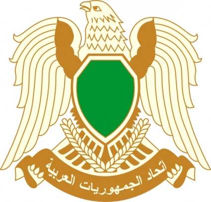 Escudo de clip art de Libia