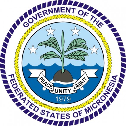 lambang negara Federasi Mikronesia clip art