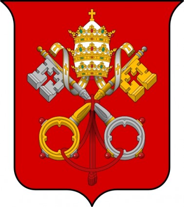 Escudo de la ciudad del Vaticano clip art