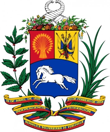 شعار فنزويلا قصاصة فنية