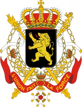 比利時政府徽章的剪貼畫