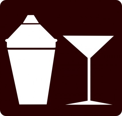 Cocktail-Symbol Martini Symbol ClipArt