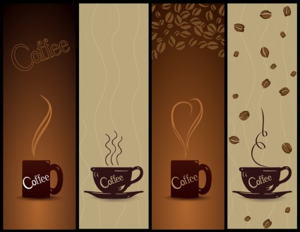 vector bandeira de café