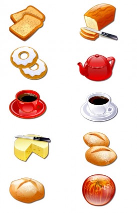 Kaffeepause Symbole Icons pack