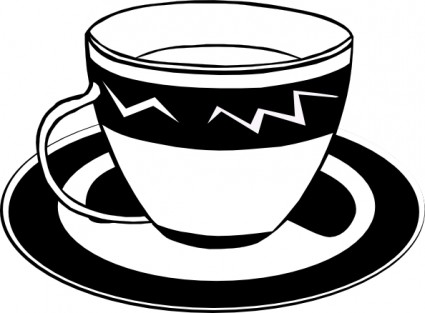 clip art de café taza