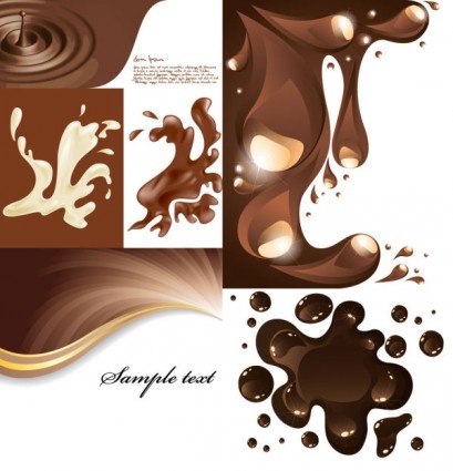 咖啡花紋向量
