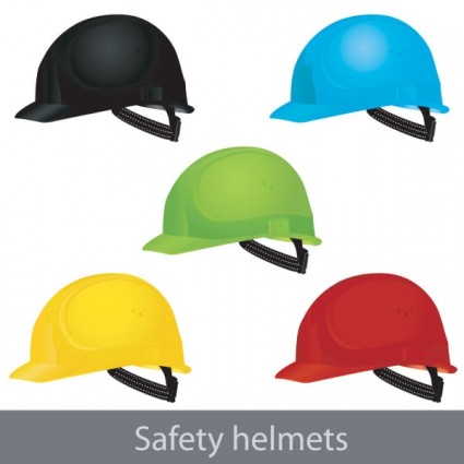 Color Helmet Vector