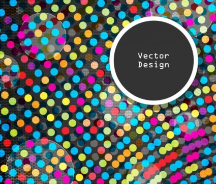 Color Wheel Stickers Vector