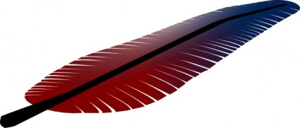 clip art de color de la pluma