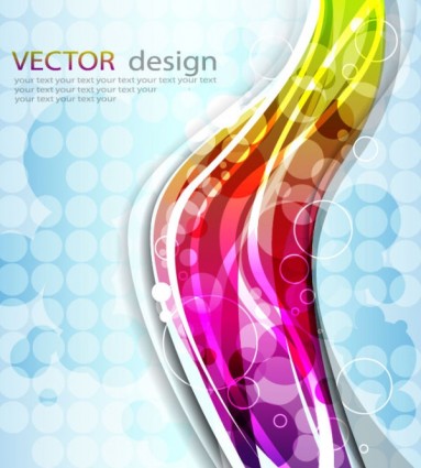 warna-warni abstrak latar belakang vektor