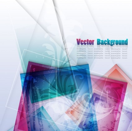 warna-warni abstrak latar belakang vektor
