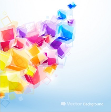 warna-warni abstrak elemen vektor