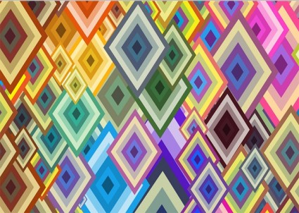 Colorful Background Vector Diamond