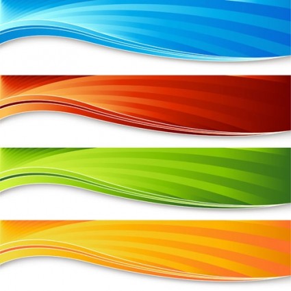 Colorful Banner Banner03 Vector