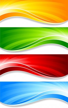 Colorful Banner Banner04 Vector