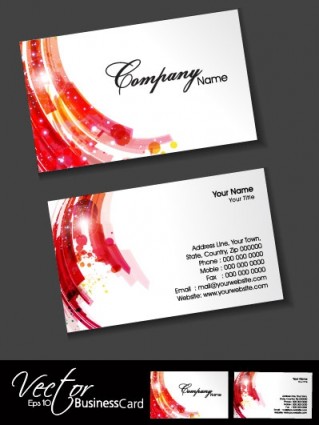 Colorful Card Design Vector