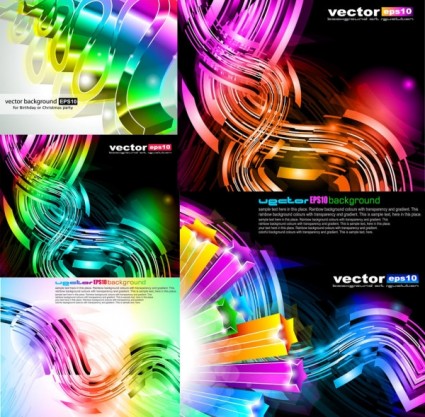 vettoriale grafica dinamica colorata