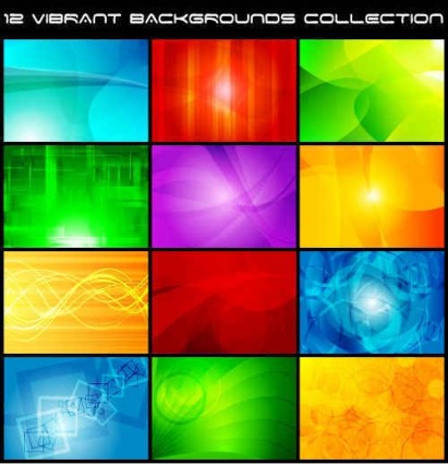 coleção de fundo vector colorida