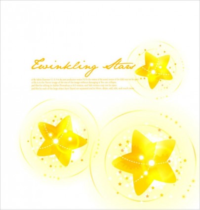 Colorful Vector Background Star