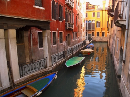 couleurs du papier peint de Venise Italie monde