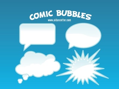vecteurs de bulle de bande dessinée