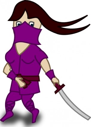 personagens ninja clip art