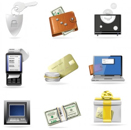 Commercial And Financial Class Icon Vector