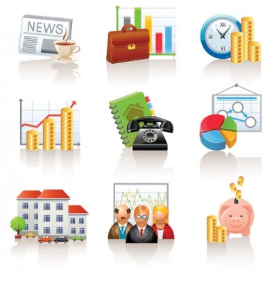 Commercial And Financial Icon Vector
